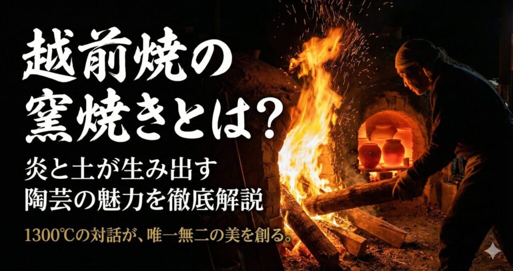 越前焼の窯焼きとは?炎と土が生み出す陶芸の魅力を徹底解説