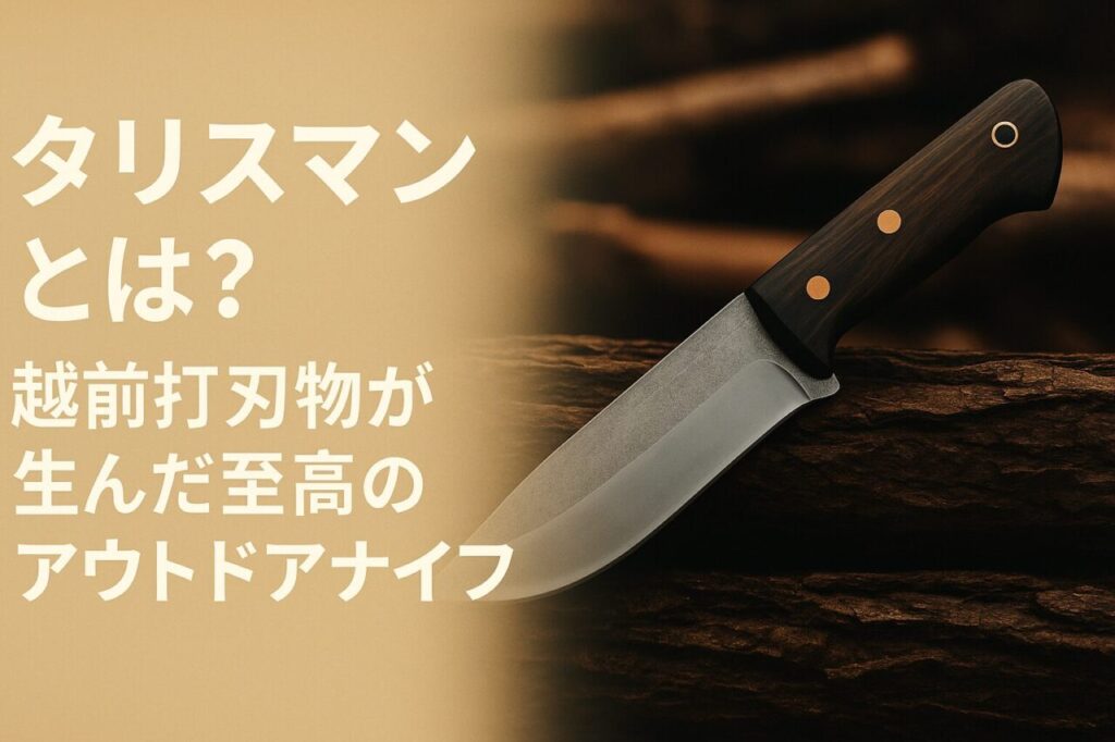 タリスマンとは？越前打刃物が生んだ至高のアウトドアナイフ