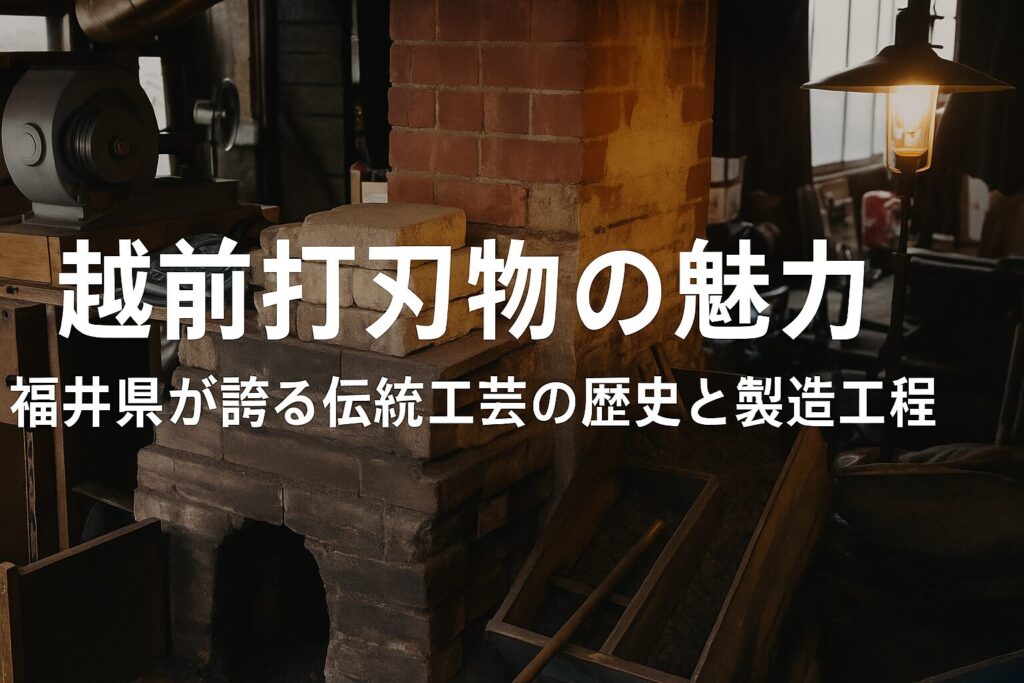 【越前打刃物とは】福井県が誇る伝統工芸品の魅力と「釜」による製造工程