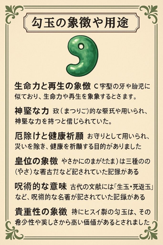 勾玉が持つ主な意味