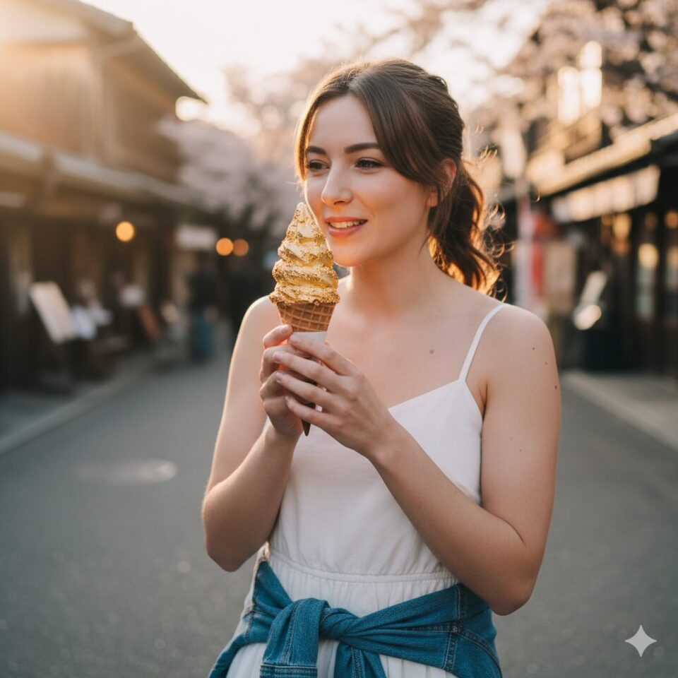 食べられる金！？金箔ソフトや食用金箔の世界🍦