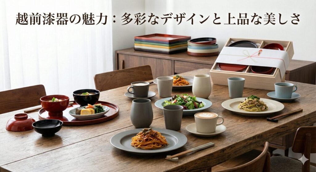 越前漆器の魅力①：多彩なデザインと上品な美しさ