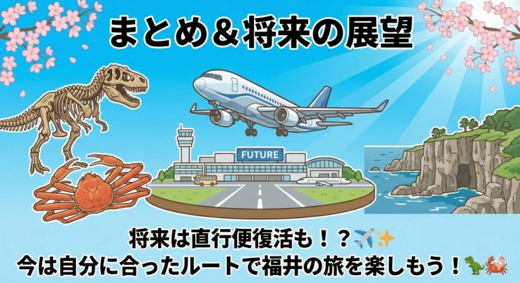【まとめ】東京↔福井の最適ルートはこれ！