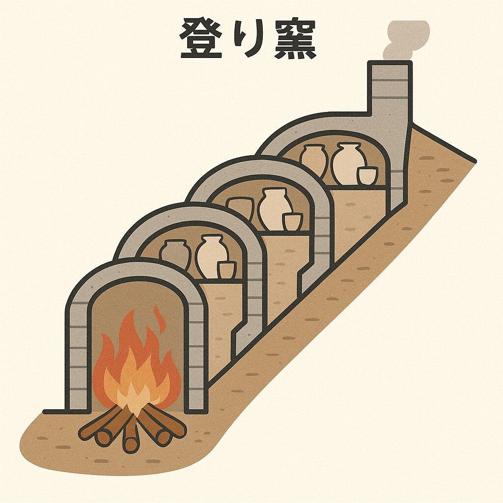 津軽烏城焼の登り窯仕組みについて調べてみた!
