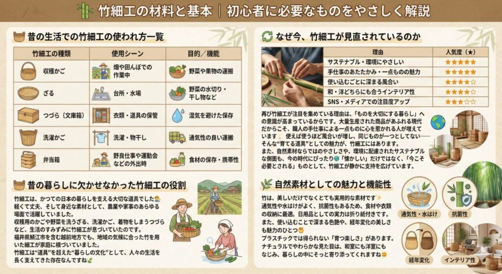 🛠️ 竹細工の作り方｜初心者でもできる基本工程とコツ