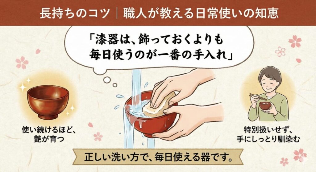 ⏳ 長持ちのコツ｜職人が教える日常使いの知恵