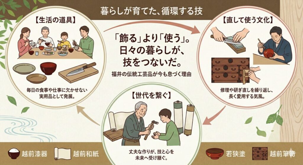 「福井 伝統工芸品」が今も残る理由は“暮らし”にある