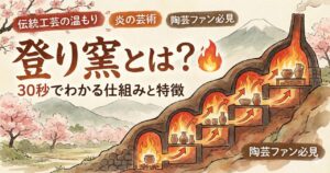 登り窯とは?🔥 30秒でわかる仕組みと特徴|越前焼との違いも解説
