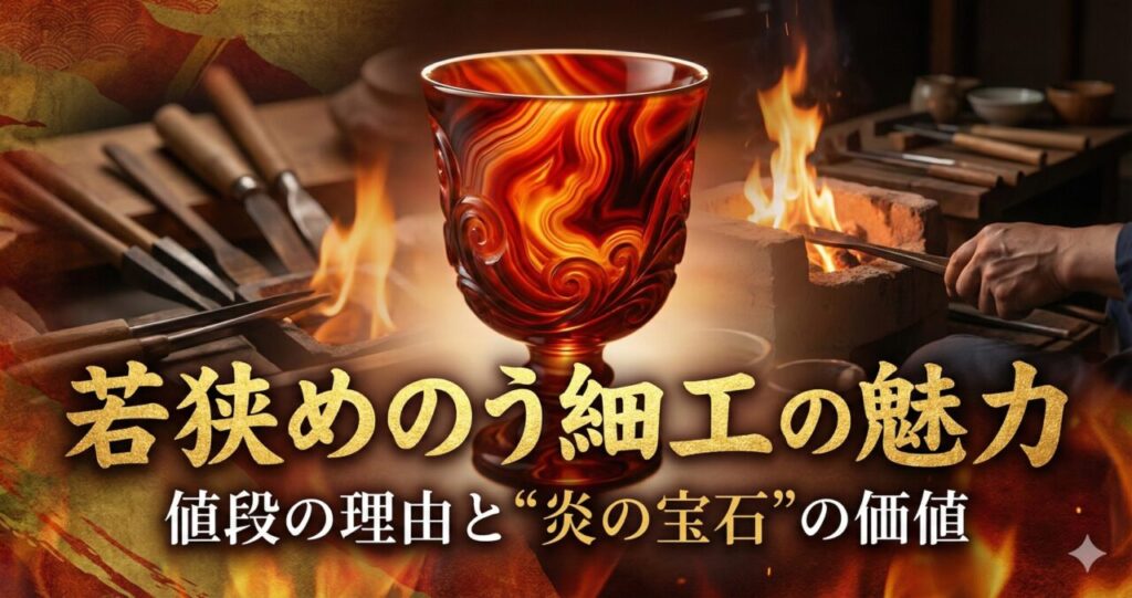 若狭めのう細工の魅力とは?値段の理由と“炎の宝石”の価値
