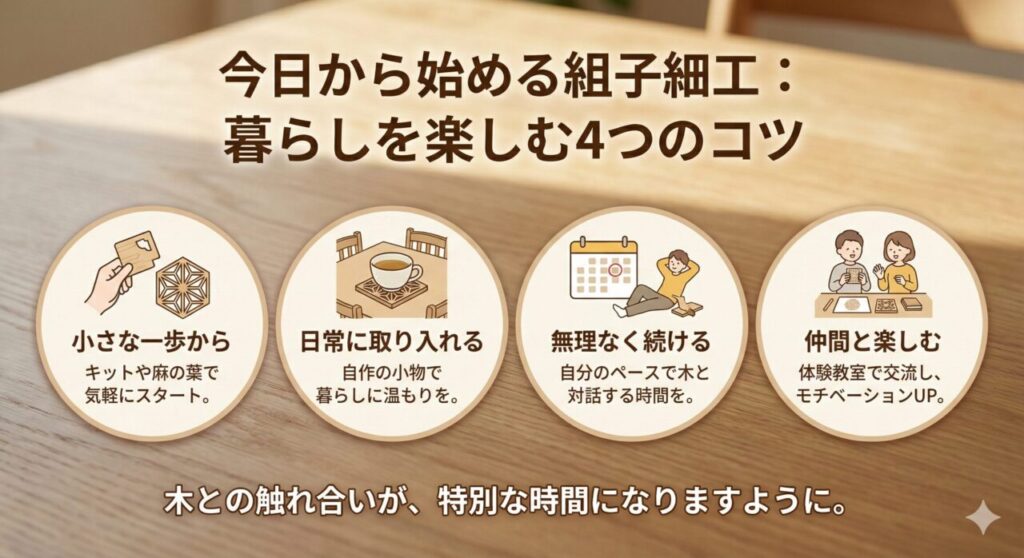 👉 今日から始めよう！組子細工作り方を身近に楽しむコツまとめ