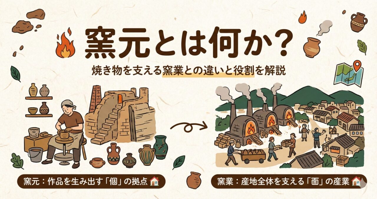 窯元とは何か｜焼き物を支える窯業との違いと役割を解説
