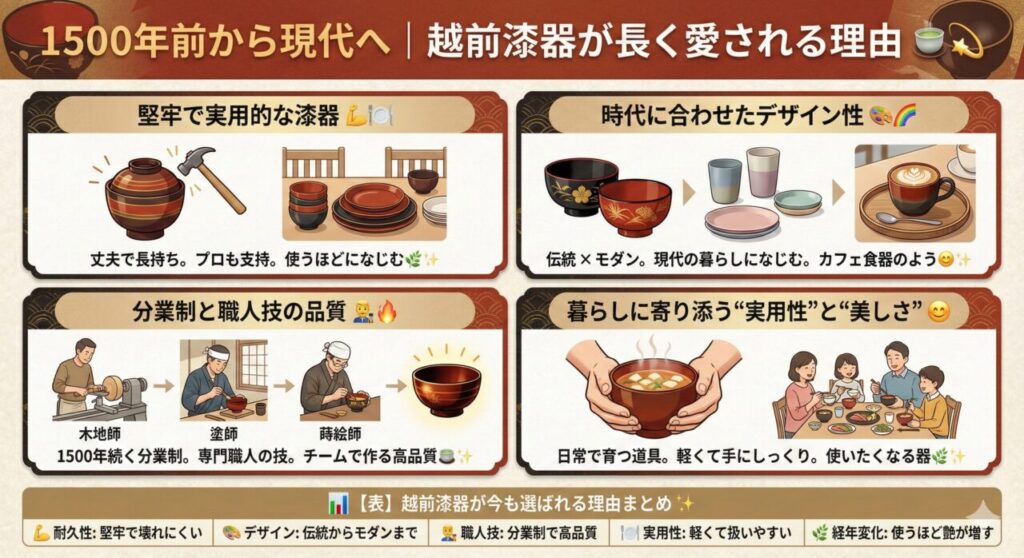 1500年前から現代へ｜越前漆器が長く愛される理由 🍵💫
