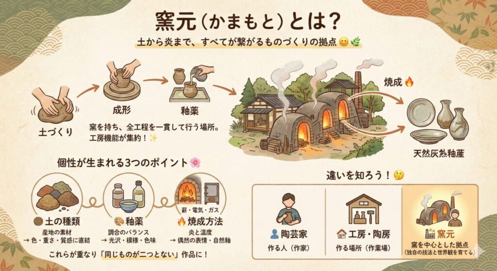 窯元とは何か?意味と特徴をやさしく解説