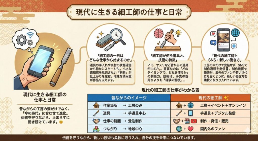 現代に生きる細工師の仕事と日常